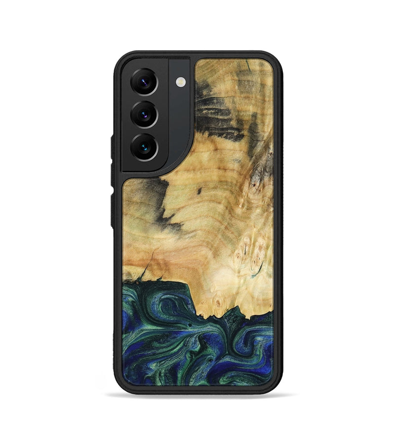 Galaxy S22 Wood Phone Case - Drew (Green, 782307)