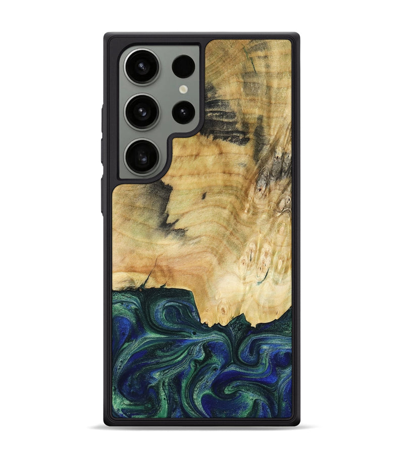 Galaxy S24 Ultra Wood Phone Case - Drew (Green, 782307)