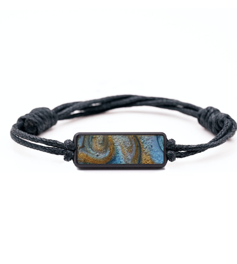 Classic ResinArt Bracelet - Cristian (Teal & Gold, 782505)