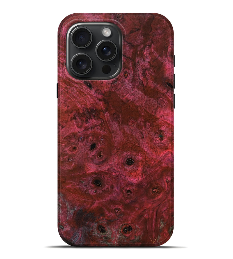 iPhone 16 Pro Max Wood Live Edge Phone Case - Johnnie (Vivid, 782551)