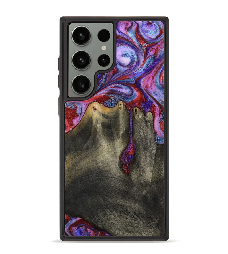 Galaxy S23 Ultra Wood Phone Case - Letitia (Purple, 782778)