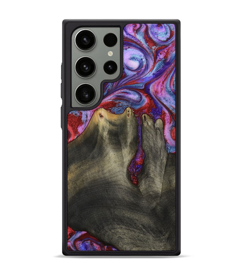 Galaxy S24 Ultra Wood Phone Case - Letitia (Purple, 782778)