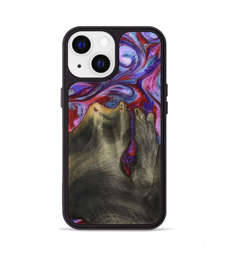 iPhone 13 Wood Phone Case - Letitia (Purple, 782778)