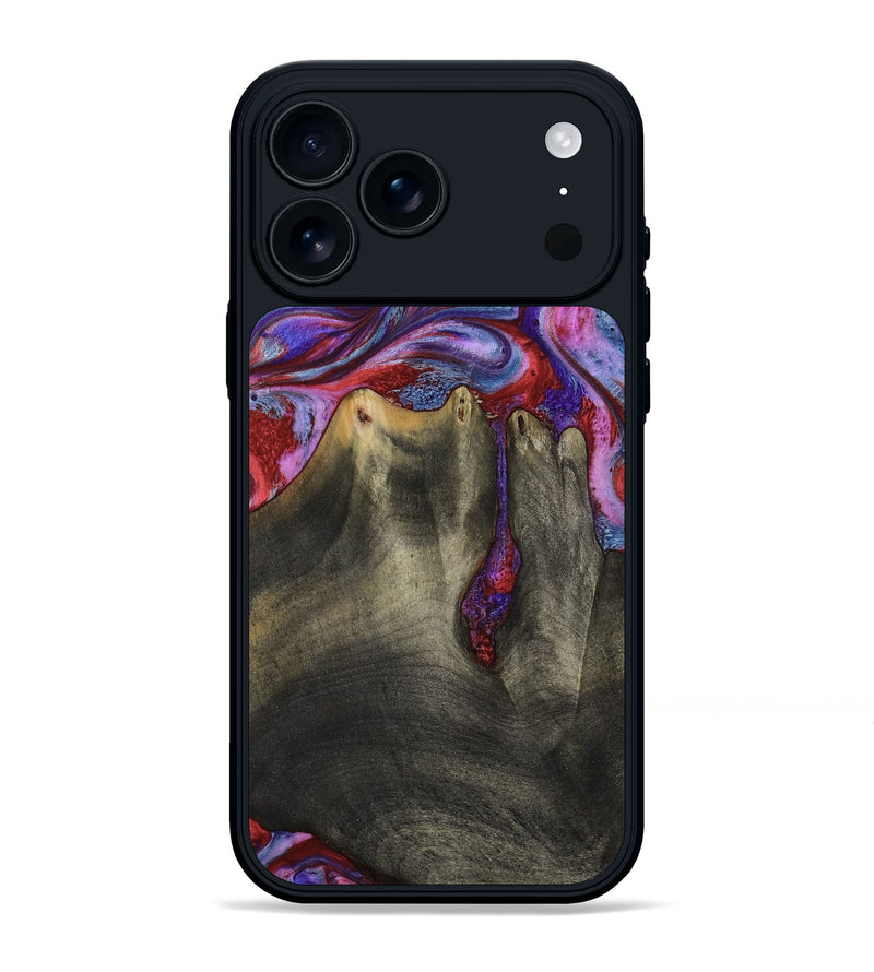 iPhone 17 Pro Max Wood Phone Case - Letitia (Purple, 782778)