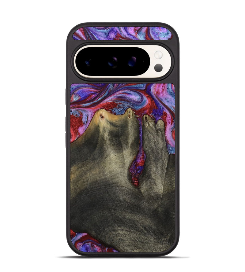 Pixel 9 Wood Phone Case - Letitia (Purple, 782778)