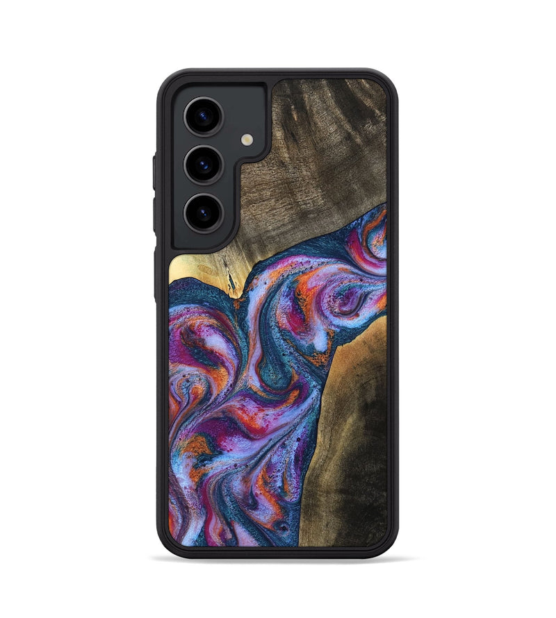 Galaxy S24 Wood Phone Case - Tisha (Blue, 783070)