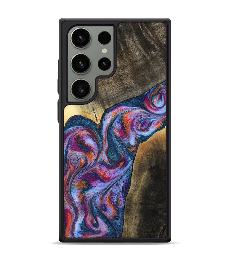 Galaxy S24 Ultra Wood Phone Case - Tisha (Blue, 783070)