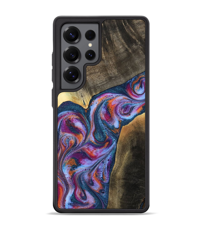 Galaxy S25 Ultra Wood Phone Case - Tisha (Blue, 783070)