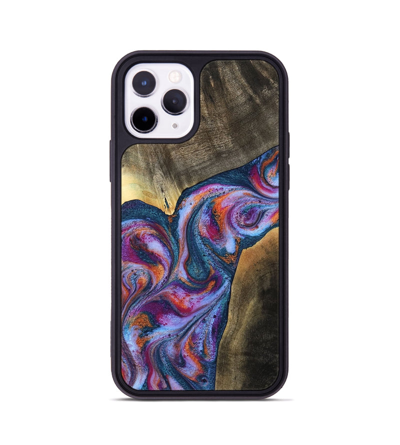 iPhone 11 Pro Wood Phone Case - Tisha (Blue, 783070)
