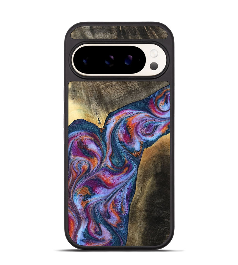 Pixel 9 Wood Phone Case - Tisha (Blue, 783070)