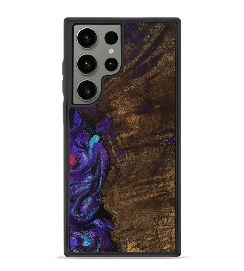 Galaxy S23 Ultra Wood Phone Case - Arsenio (Purple, 783117)