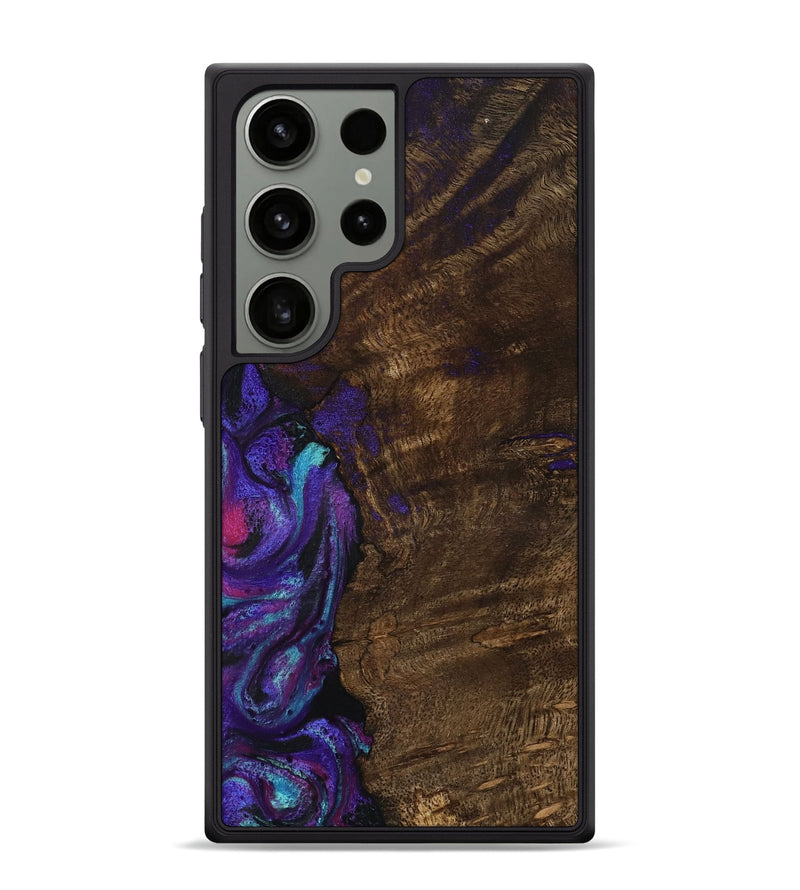 Galaxy S24 Ultra Wood Phone Case - Arsenio (Purple, 783117)