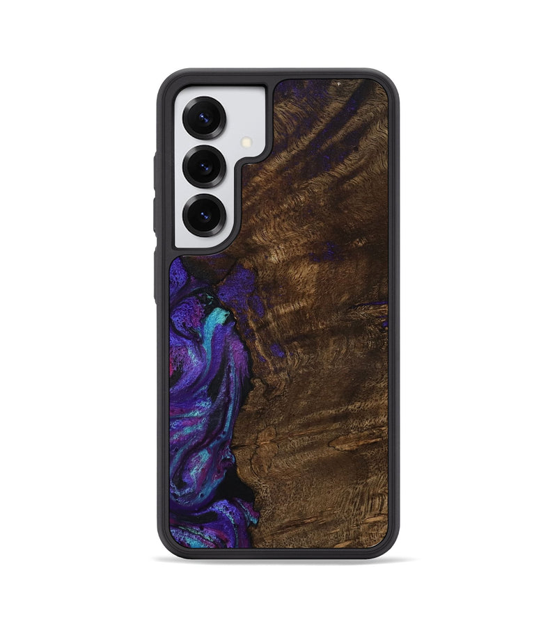 Galaxy S25 Wood Phone Case - Arsenio (Purple, 783117)