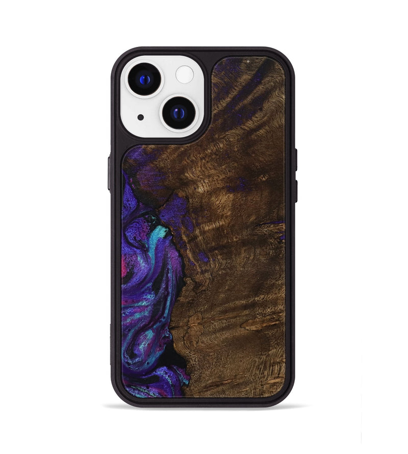 iPhone 13 Wood Phone Case - Arsenio (Purple, 783117)