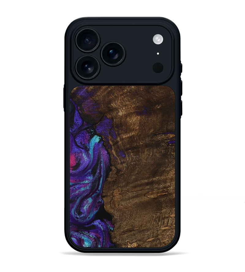iPhone 17 Pro Max Wood Phone Case - Arsenio (Purple, 783117)