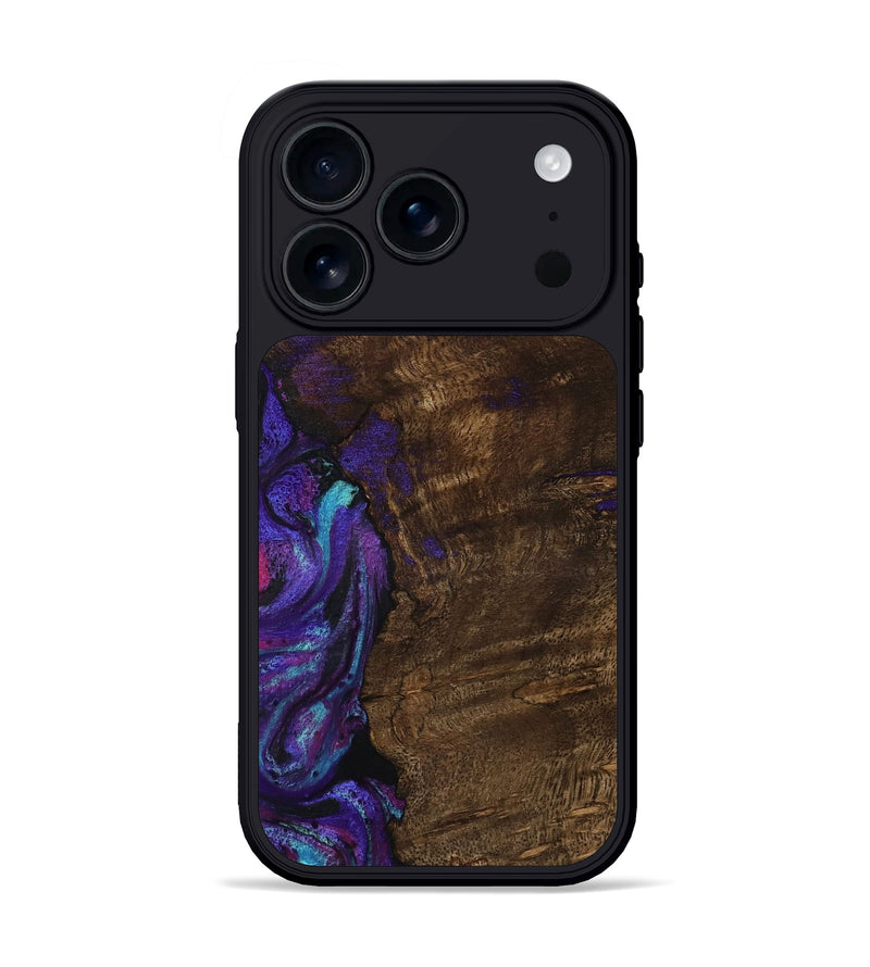 iPhone 17 Pro Wood Phone Case - Arsenio (Purple, 783117)