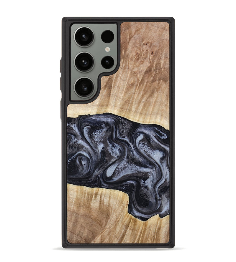 Galaxy S23 Ultra Wood Phone Case - Shakira (Black & White, 783137)