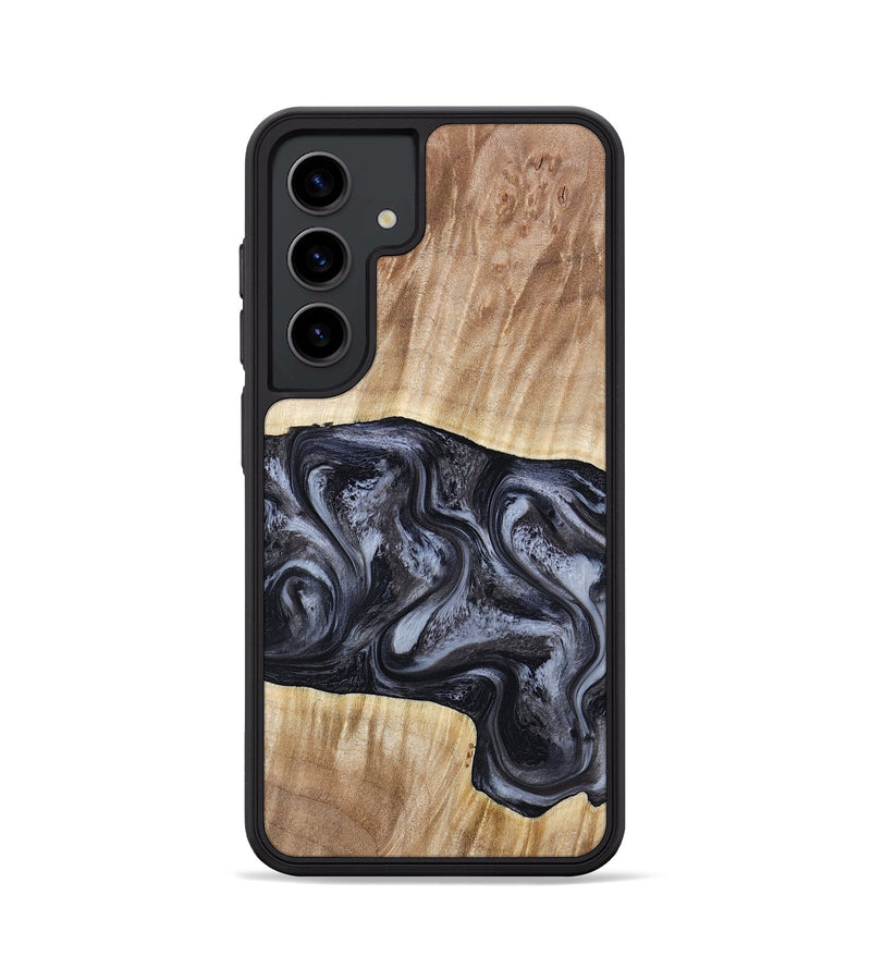 Galaxy S24 Wood Phone Case - Shakira (Black & White, 783137)