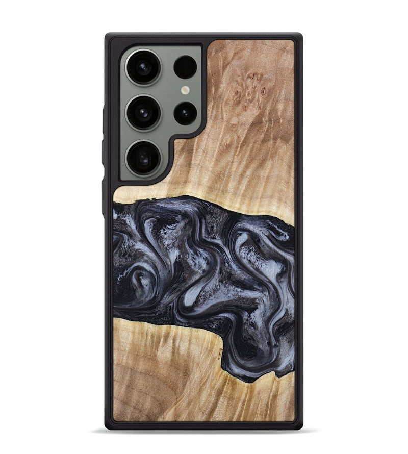 Galaxy S24 Ultra Wood Phone Case - Shakira (Black & White, 783137)