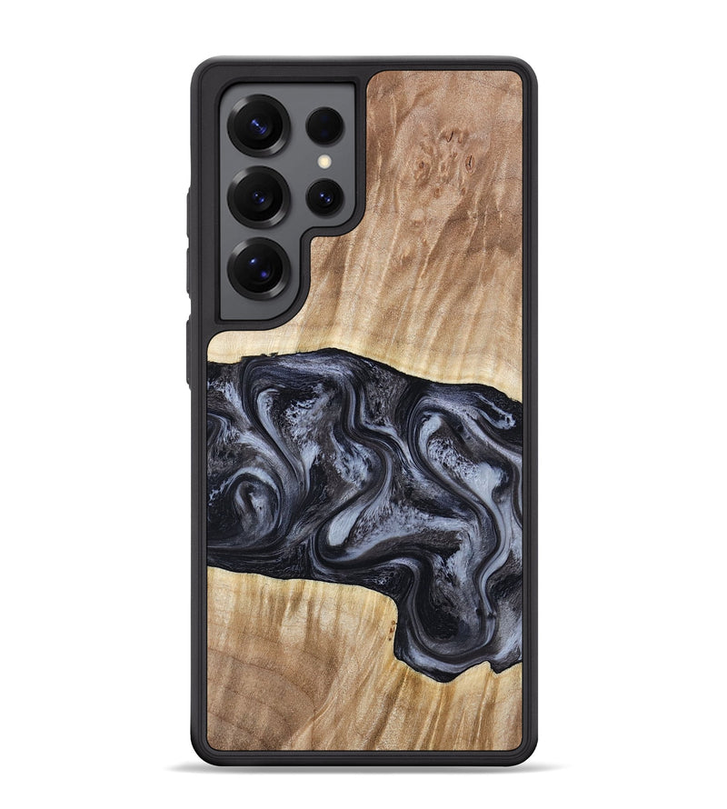 Galaxy S25 Ultra Wood Phone Case - Shakira (Black & White, 783137)