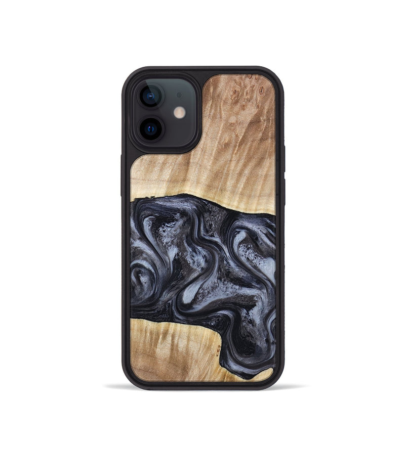 iPhone 12 mini Wood Phone Case - Shakira (Black & White, 783137)