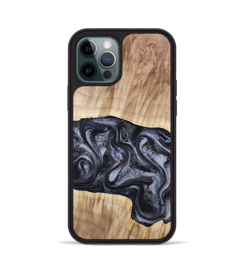 iPhone 12 Pro Wood Phone Case - Shakira (Black & White, 783137)