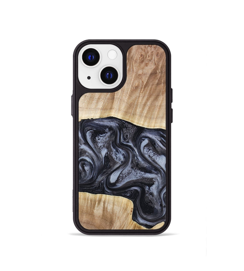 iPhone 13 mini Wood Phone Case - Shakira (Black & White, 783137)