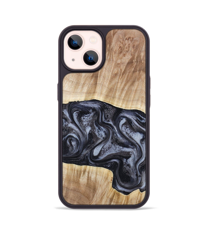 iPhone 14 Wood Phone Case - Shakira (Black & White, 783137)