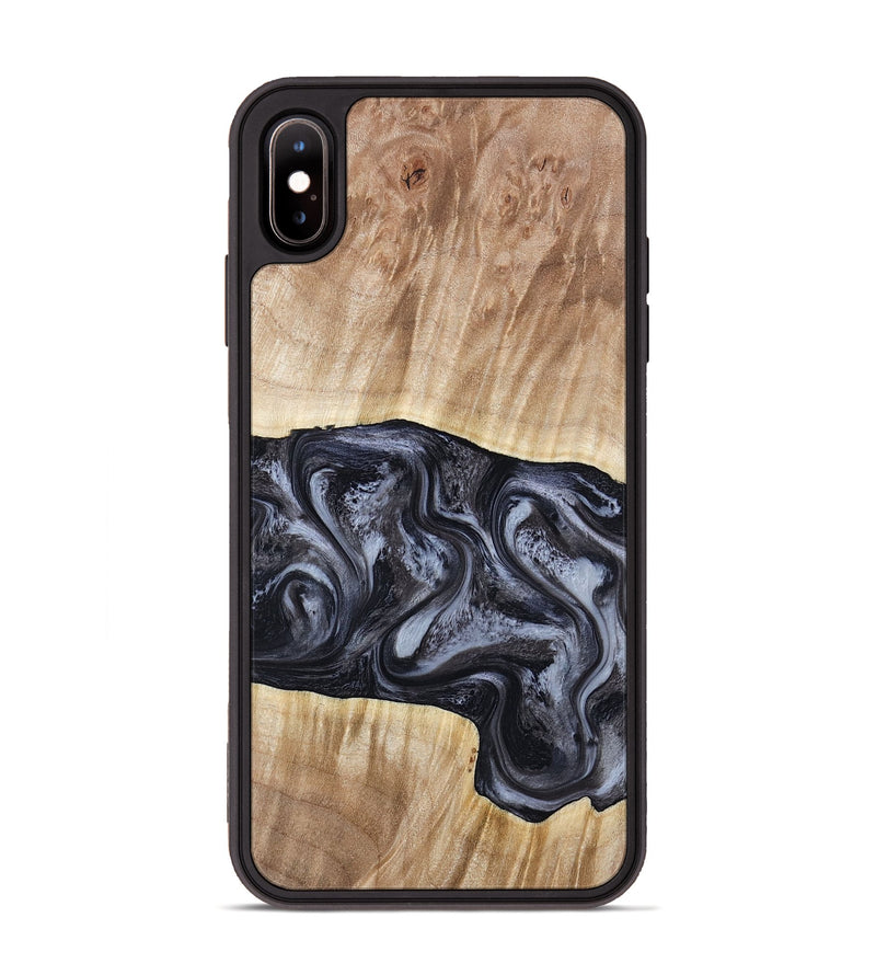 iPhone Xs Max Wood Phone Case - Shakira (Black & White, 783137)
