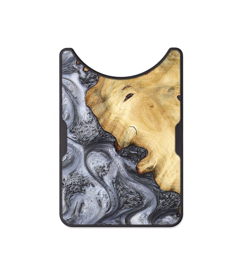 Alloy Wood Wallet - Eithan (Black & White, 783140)