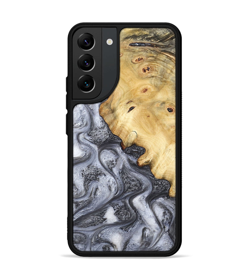 Galaxy S22 Plus Wood Phone Case - Eithan (Black & White, 783140)