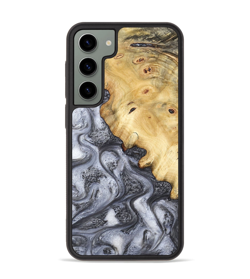 Galaxy S23 Plus Wood Phone Case - Eithan (Black & White, 783140)
