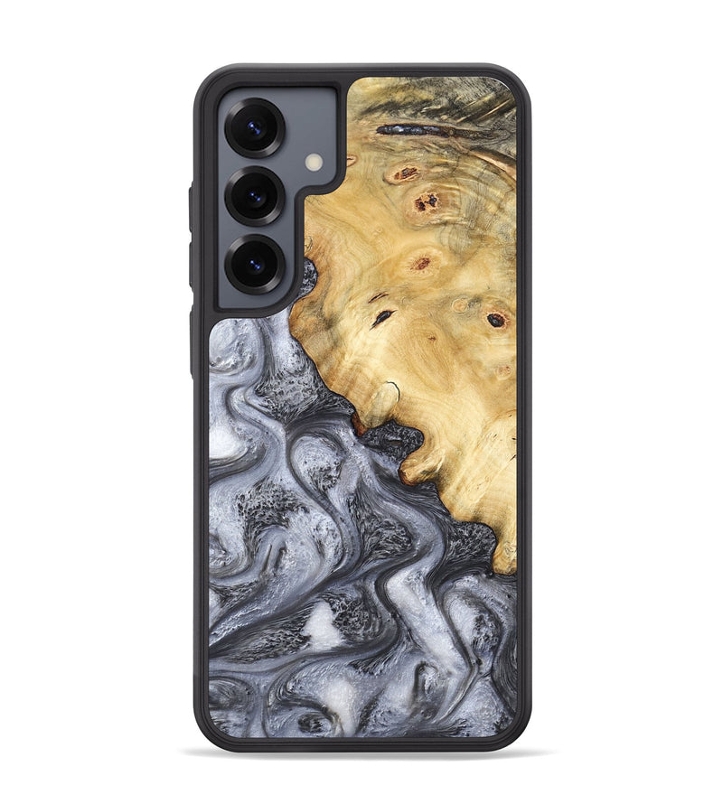 Galaxy S25 Plus Wood Phone Case - Eithan (Black & White, 783140)
