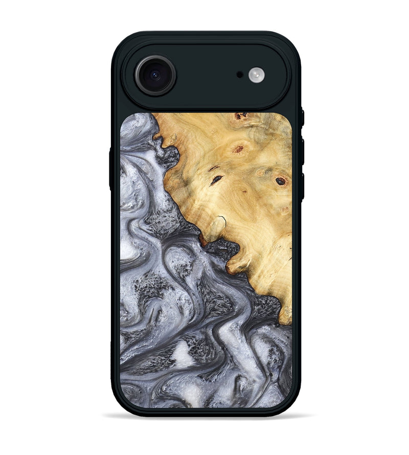 iPhone 17 Air Wood Phone Case - Eithan (Black & White, 783140)