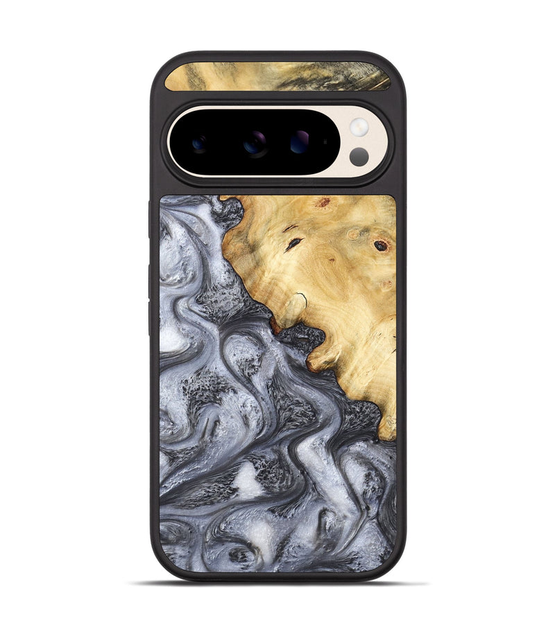 Pixel 10 Wood Phone Case - Eithan (Black & White, 783140)