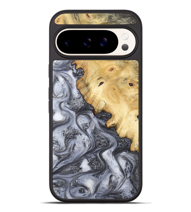 Pixel 9 Pro XL Wood Phone Case - Eithan (Black & White, 783140)