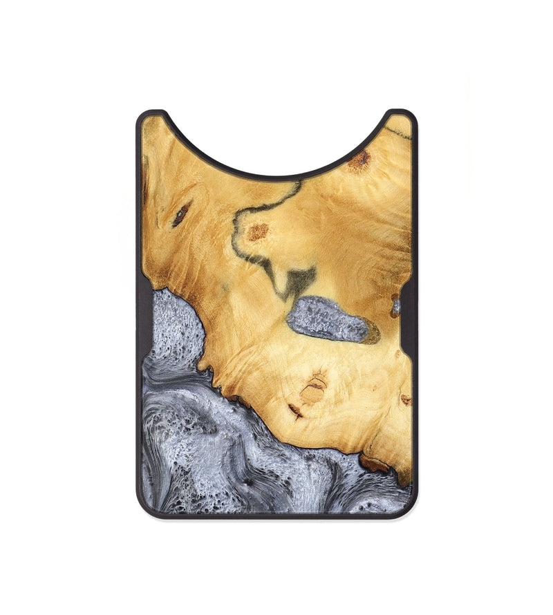 Alloy Wood Wallet - Aniyah (Black & White, 783144)