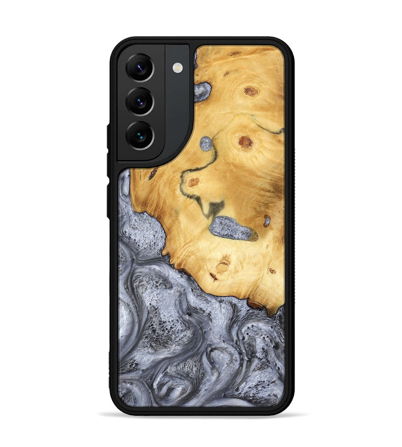 Galaxy S22 Plus Wood Phone Case - Aniyah (Black & White, 783144)