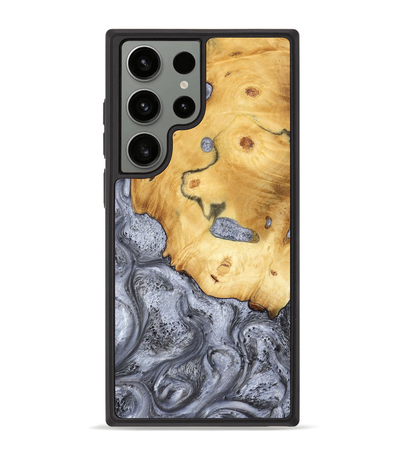 Galaxy S23 Ultra Wood Phone Case - Aniyah (Black & White, 783144)