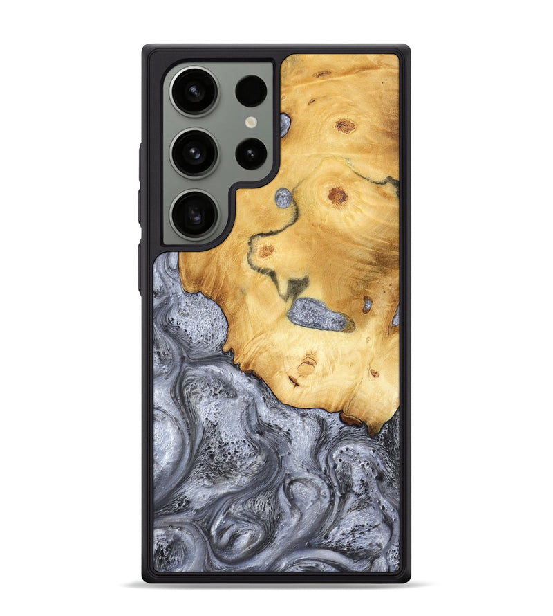 Galaxy S24 Ultra Wood Phone Case - Aniyah (Black & White, 783144)