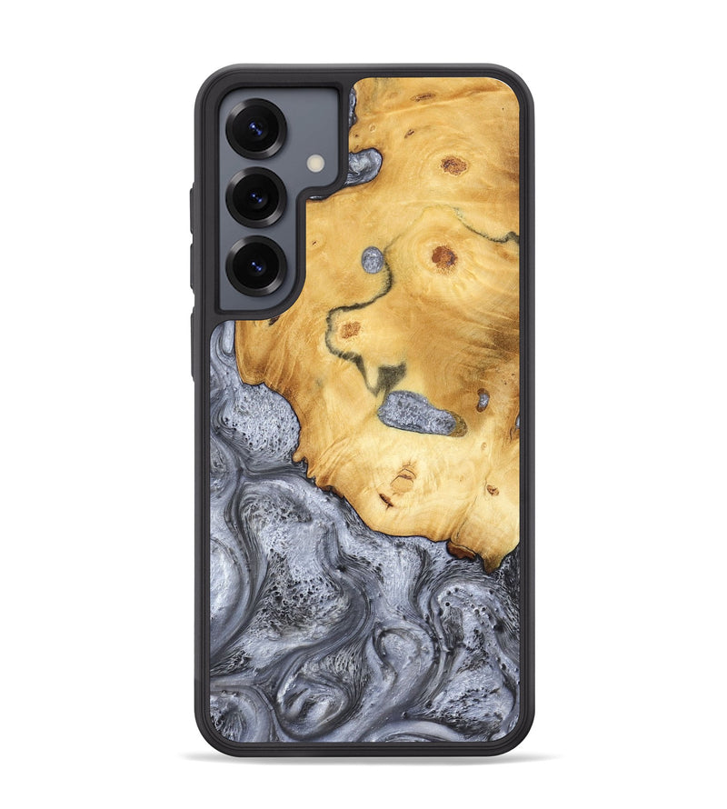 Galaxy S25 Plus Wood Phone Case - Aniyah (Black & White, 783144)