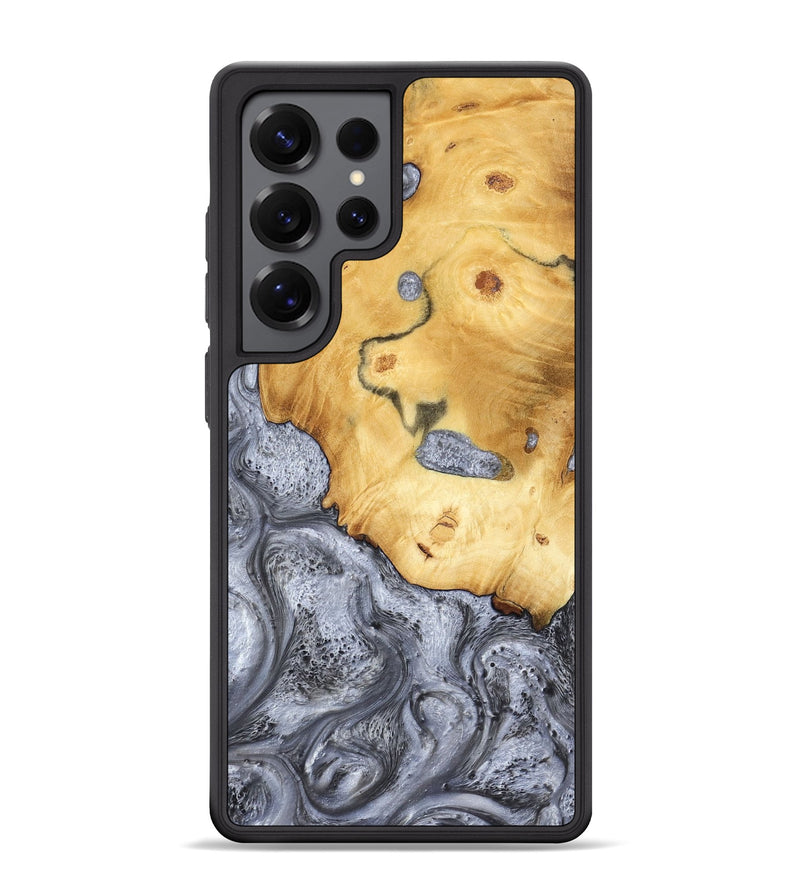 Galaxy S25 Ultra Wood Phone Case - Aniyah (Black & White, 783144)