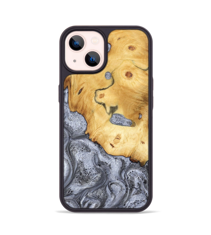 iPhone 14 Wood Phone Case - Aniyah (Black & White, 783144)