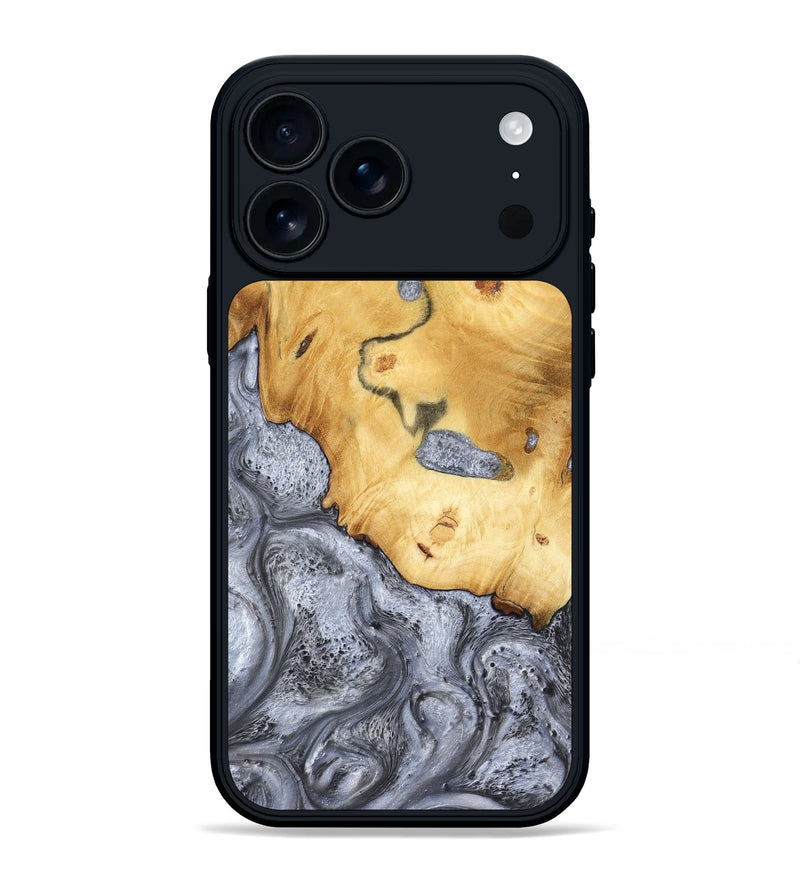iPhone 17 Pro Max Wood Phone Case - Aniyah (Black & White, 783144)