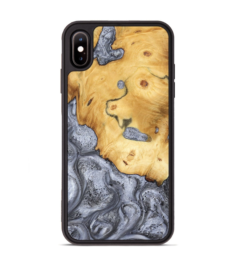 iPhone Xs Max Wood Phone Case - Aniyah (Black & White, 783144)