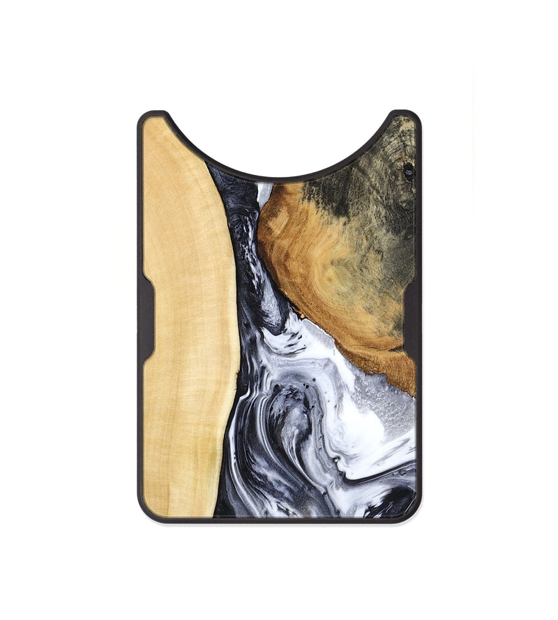 Alloy Wood Wallet - Norbert (Black & White, 783147)