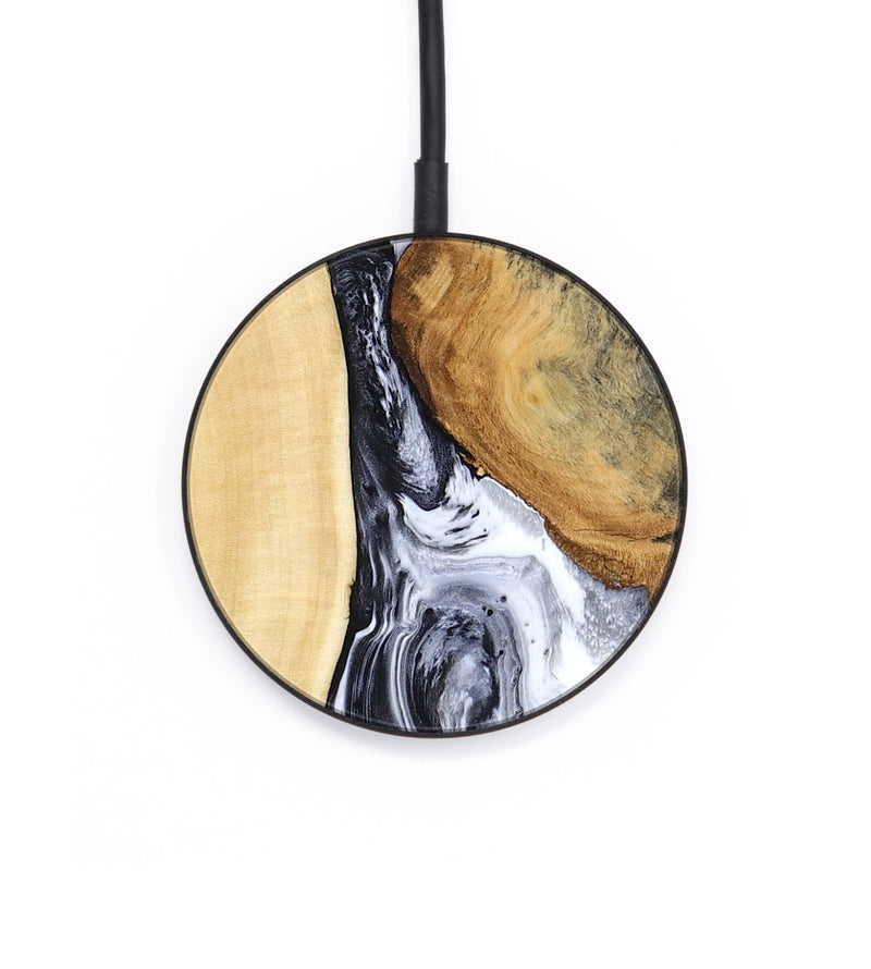 Circle Wood Wireless Charger - Norbert (Black & White, 783147)