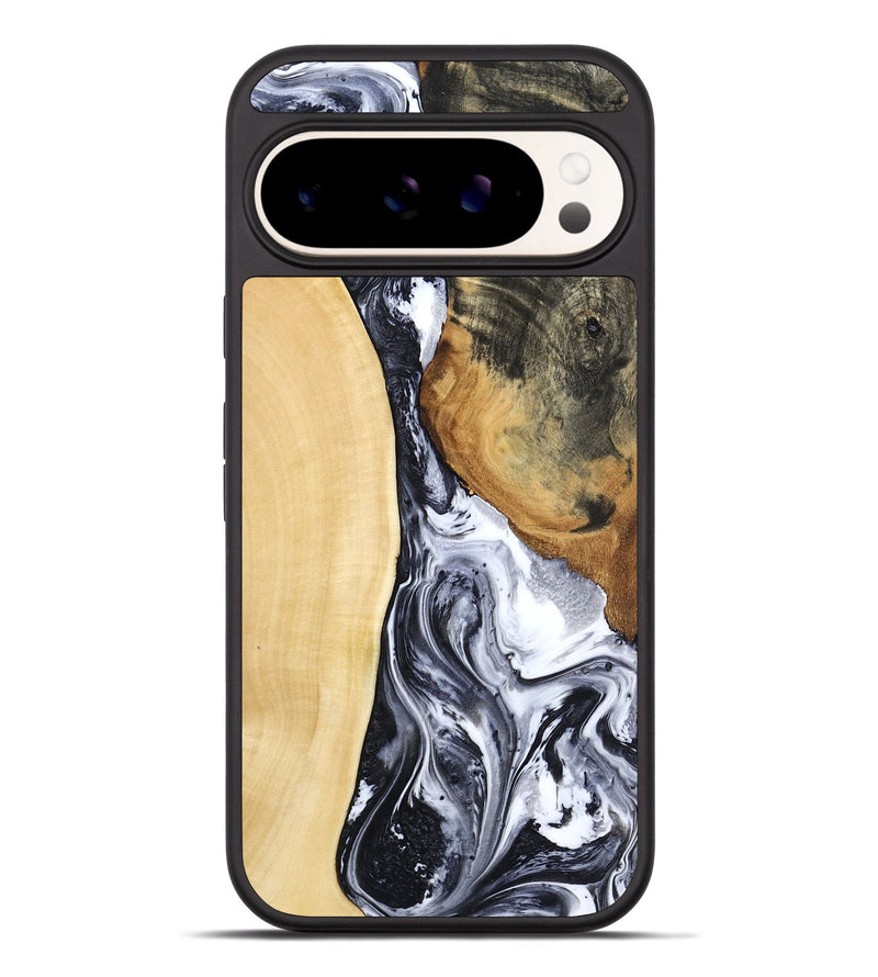 Pixel 9 Pro XL Wood Phone Case - Norbert (Black & White, 783147)