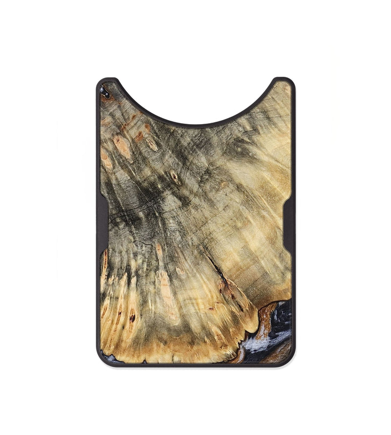 Alloy Wood Wallet - Meagan (Black & White, 783176)