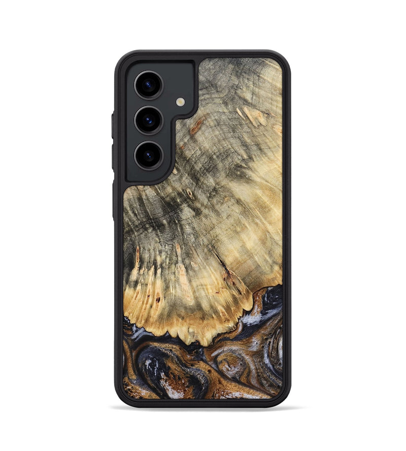 Galaxy S24 Wood Phone Case - Meagan (Black & White, 783176)